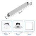 15 واط ليثيوم أيون LED ضوء إمدادات الطاقة في حالات الطوارئ
